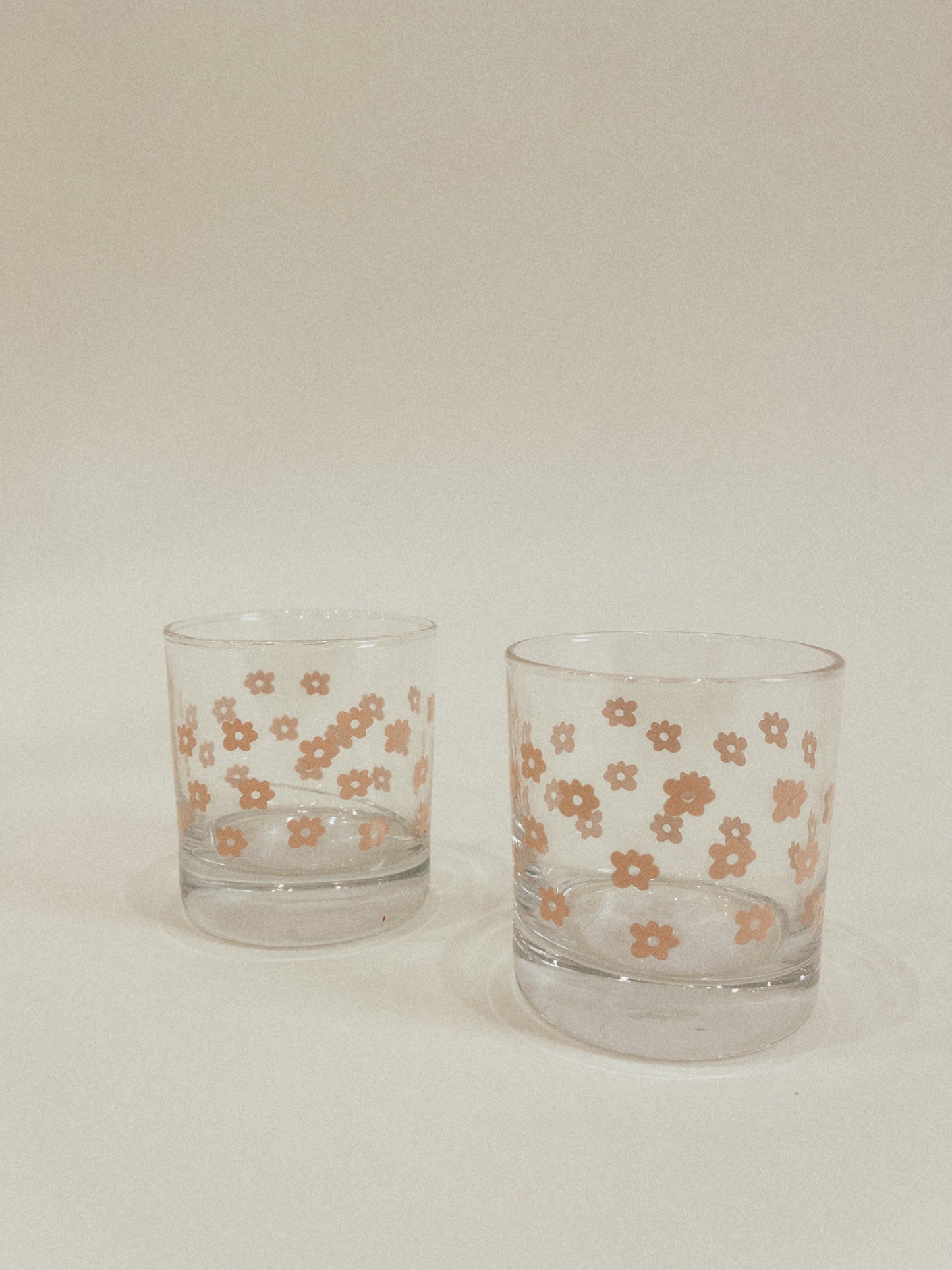 Floral Cocktail Glasses