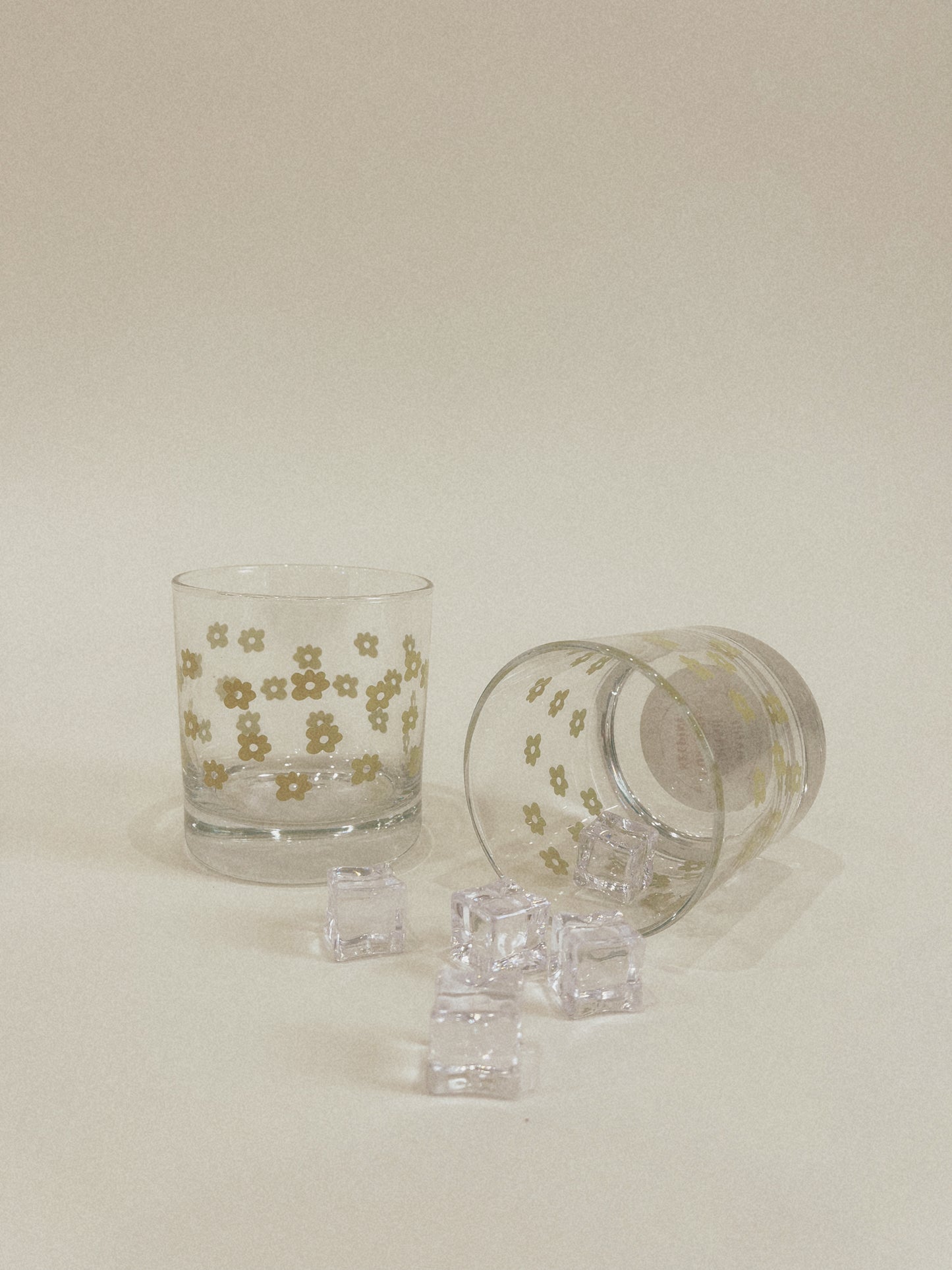 Floral Cocktail Glasses