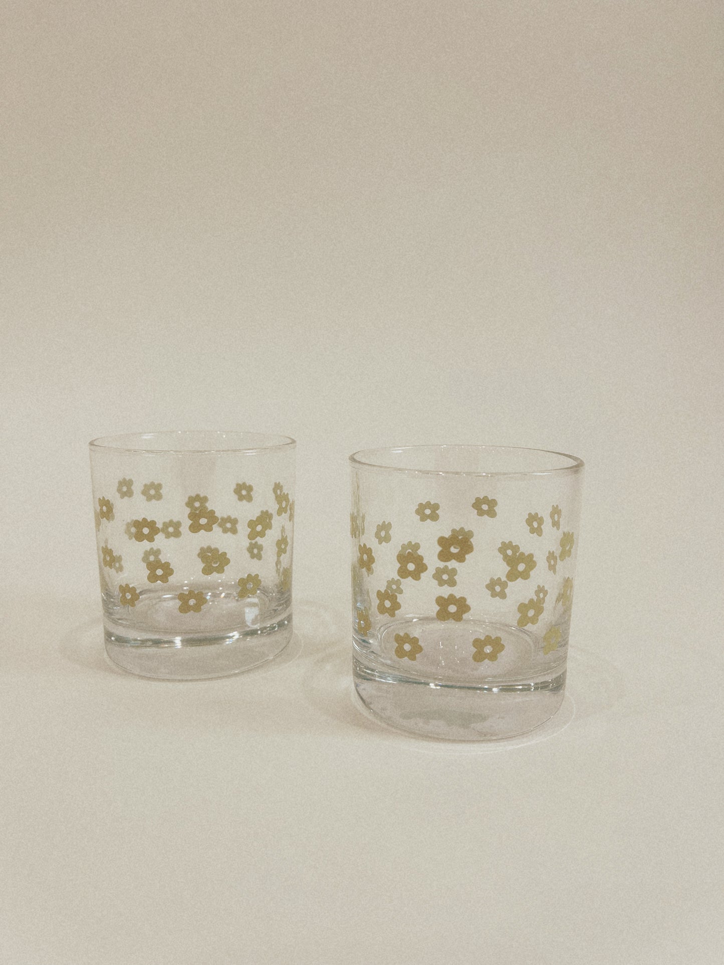 Floral Cocktail Glasses