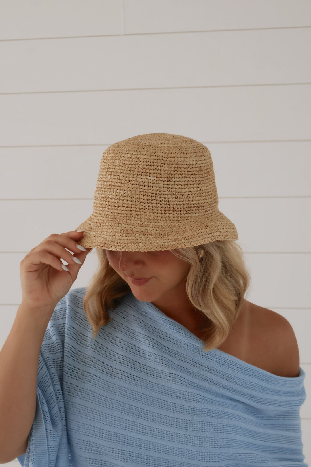Isla Raffia Bucket Hat