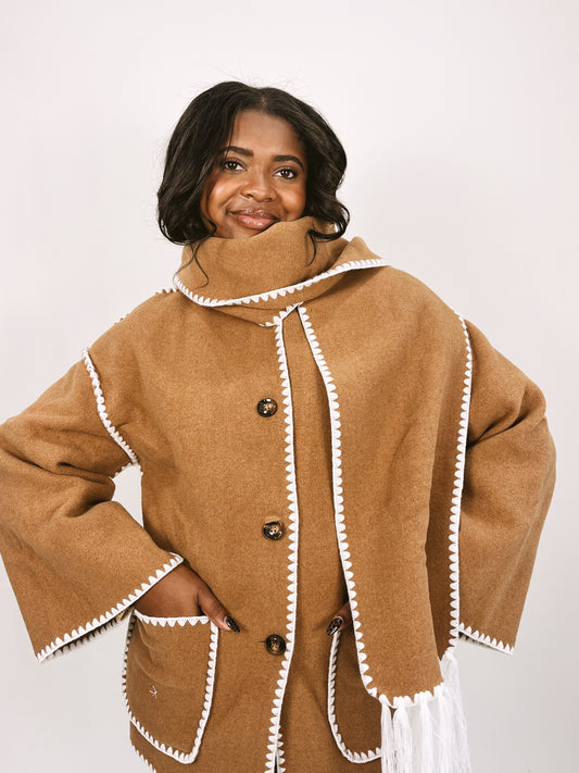 Penelope Scarf Coat