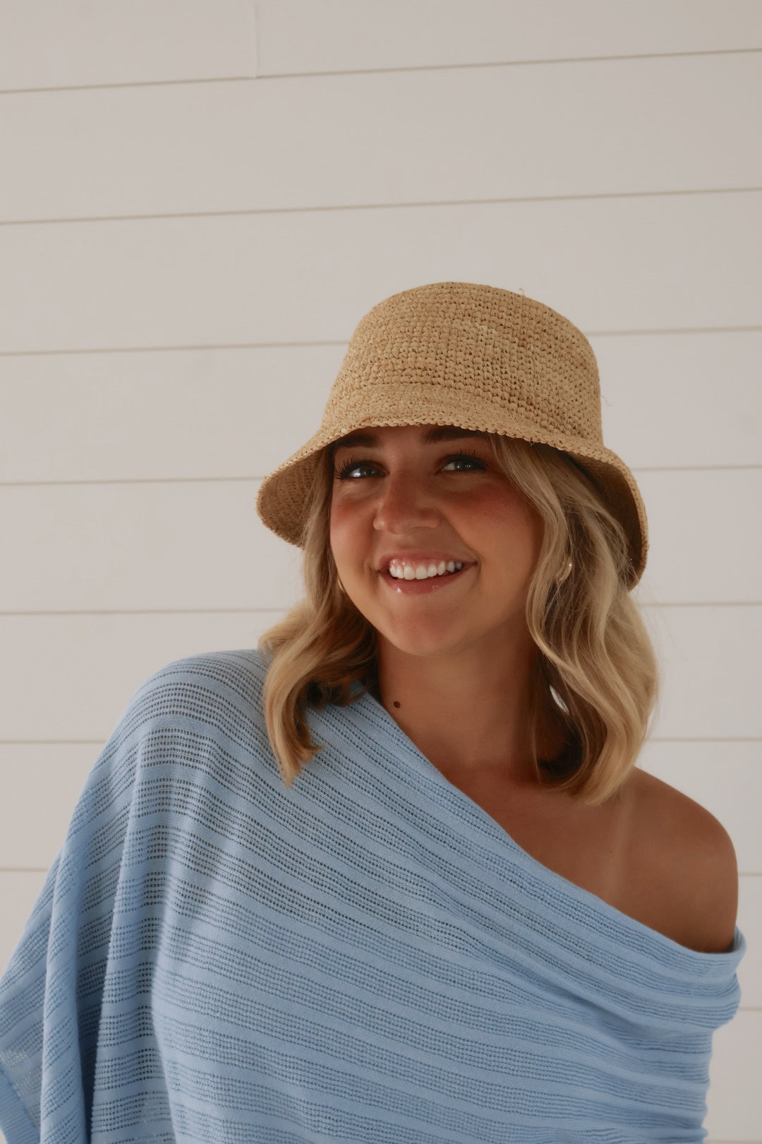 Isla Raffia Bucket Hat