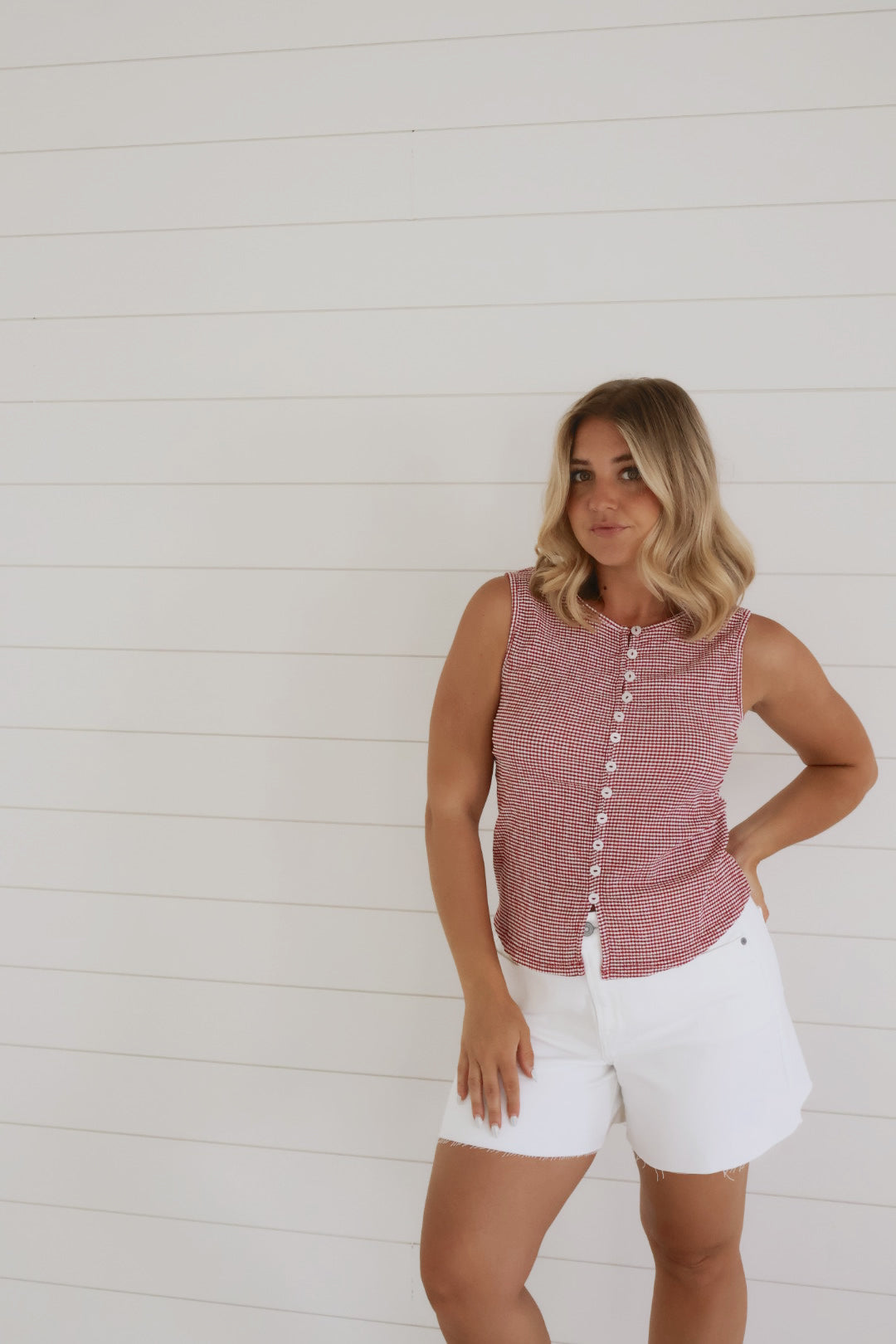Ava High Rise Denim Shorts