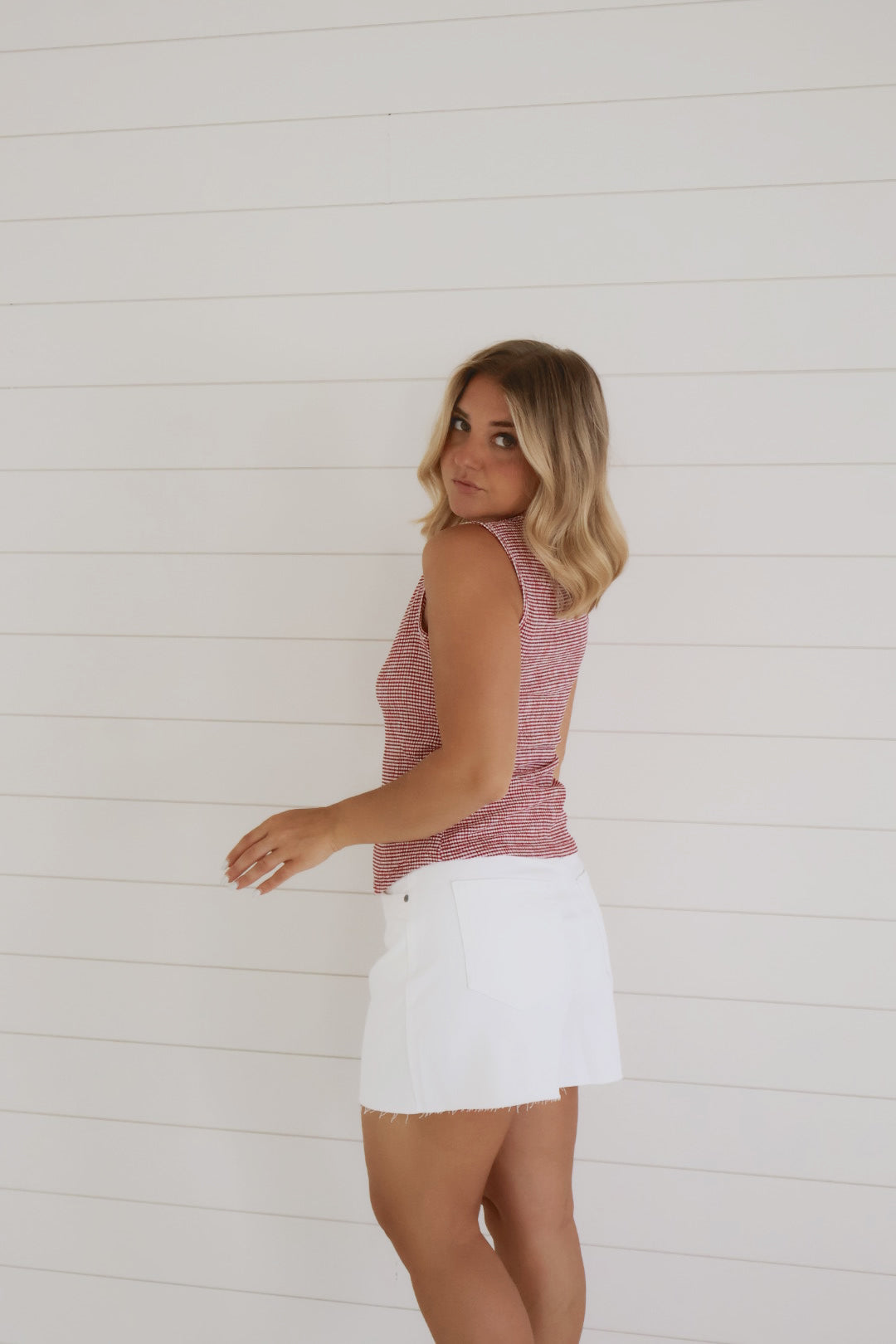 Dallas Gingham Top