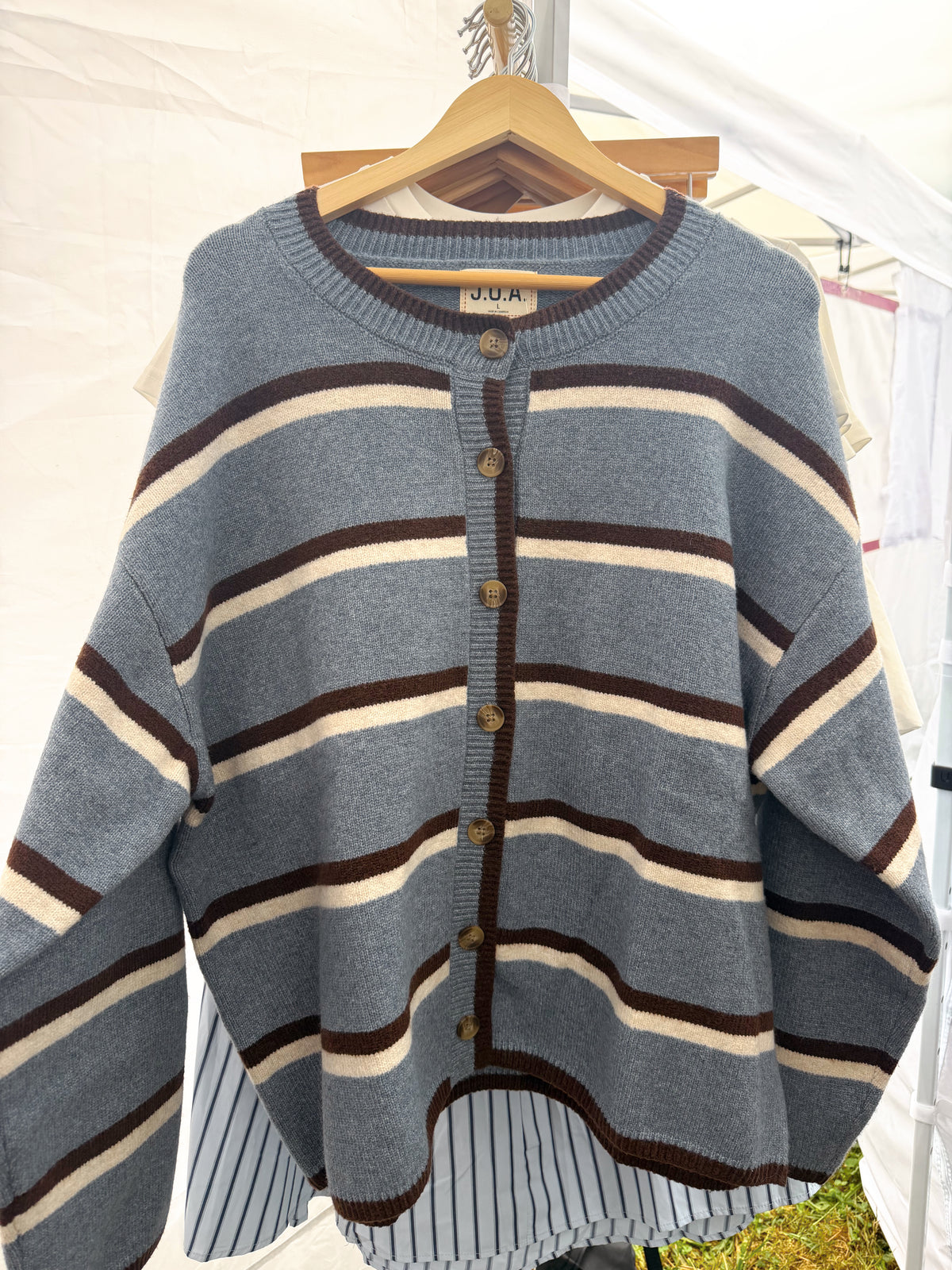 Claudia Striped Cardigan