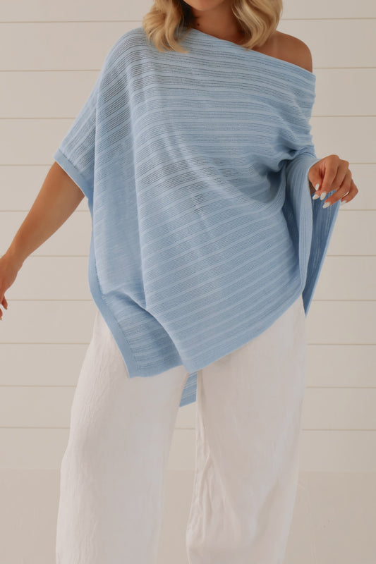 Lilia Poncho Top
