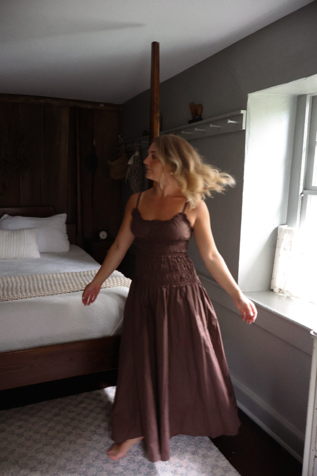 Luna Smocked Maxi Dress
