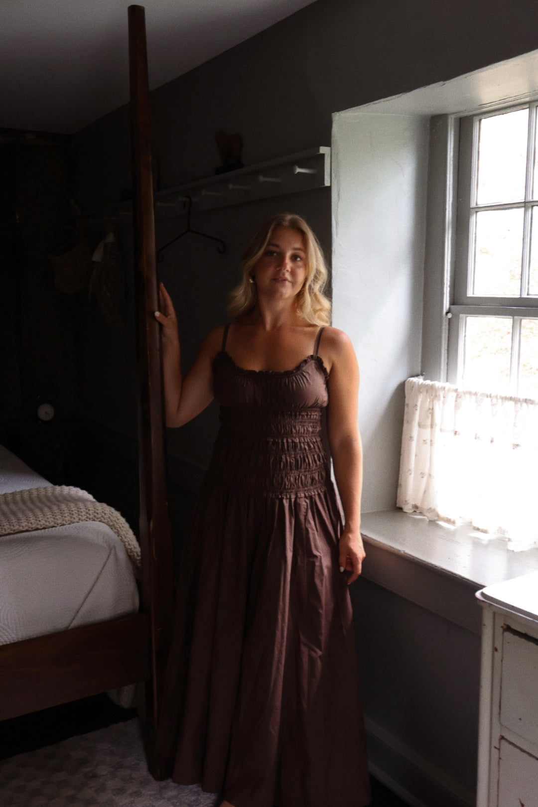 Luna Smocked Maxi Dress