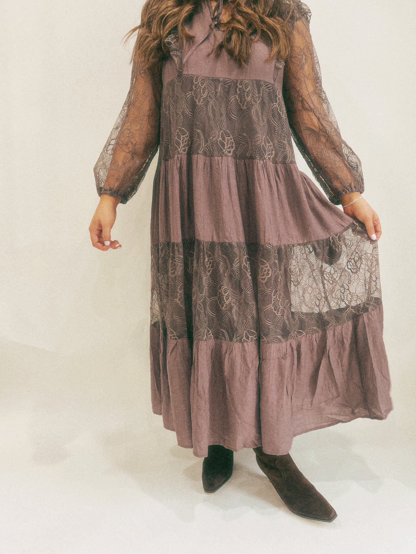 Giselle Lace Maxi Dress