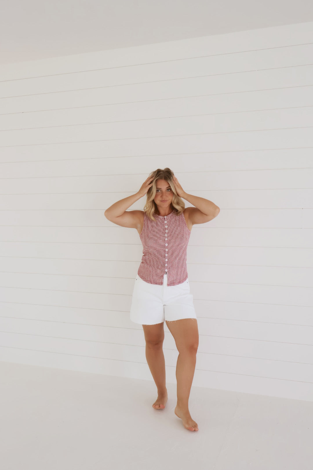 Dallas Gingham Top