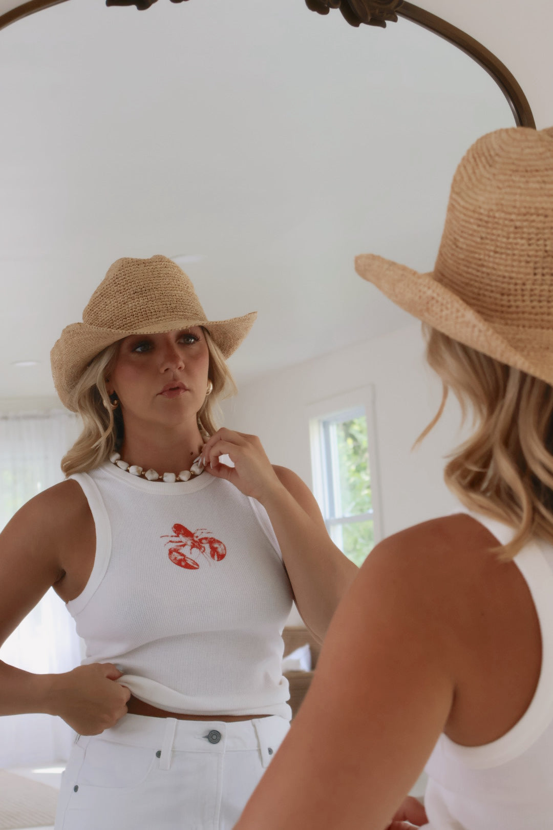 Evelyn Cream Necklace