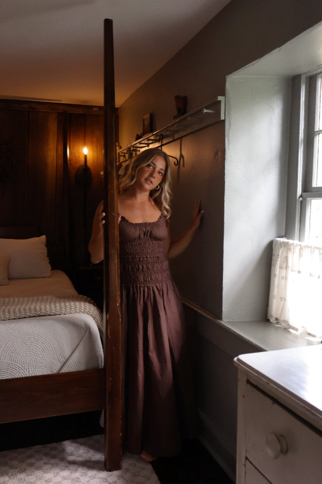 Luna Smocked Maxi Dress