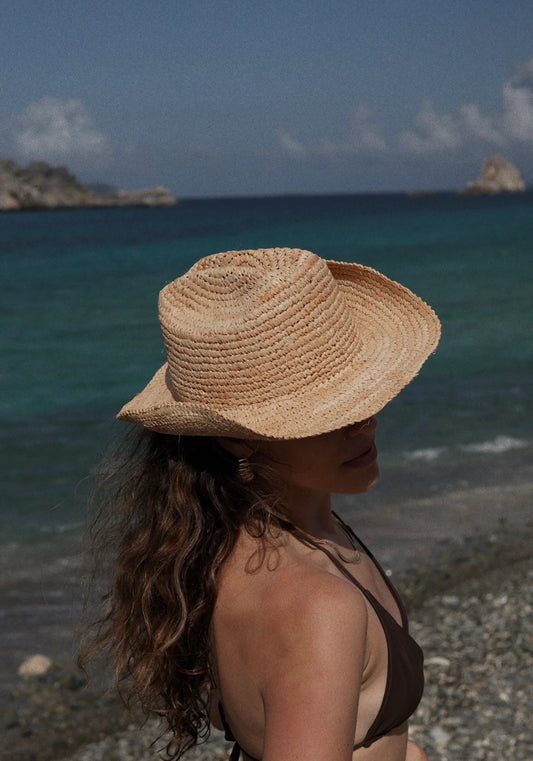 Millie Raffia Cowboy Hat