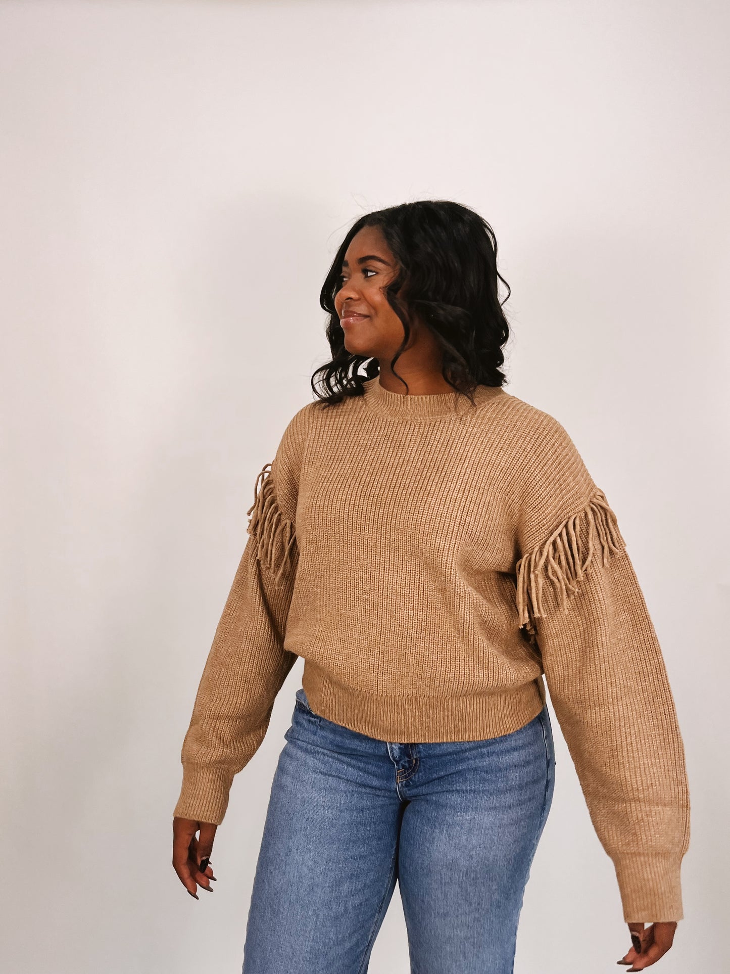 Beatrice Fringe Sweater