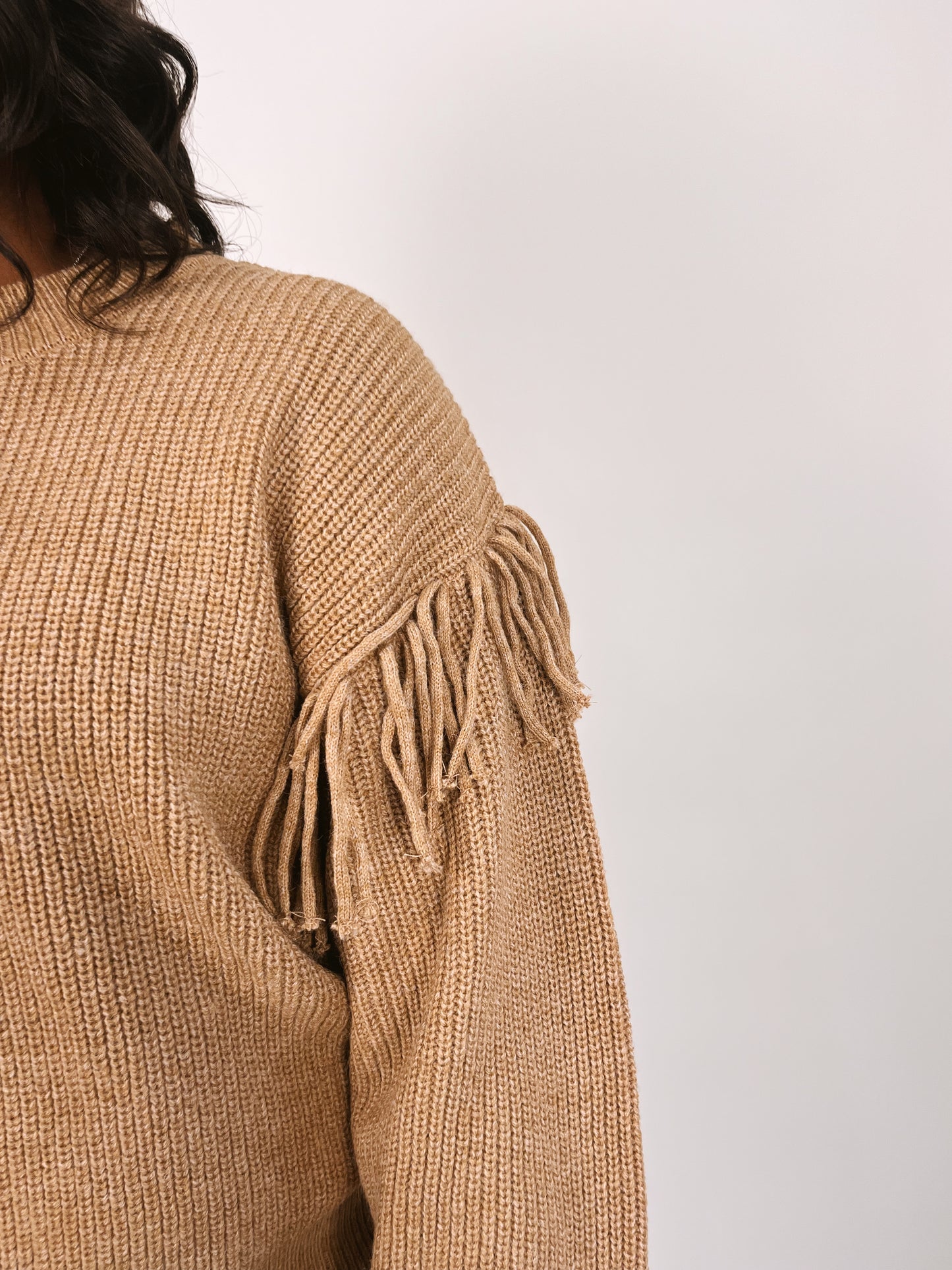 Beatrice Fringe Sweater