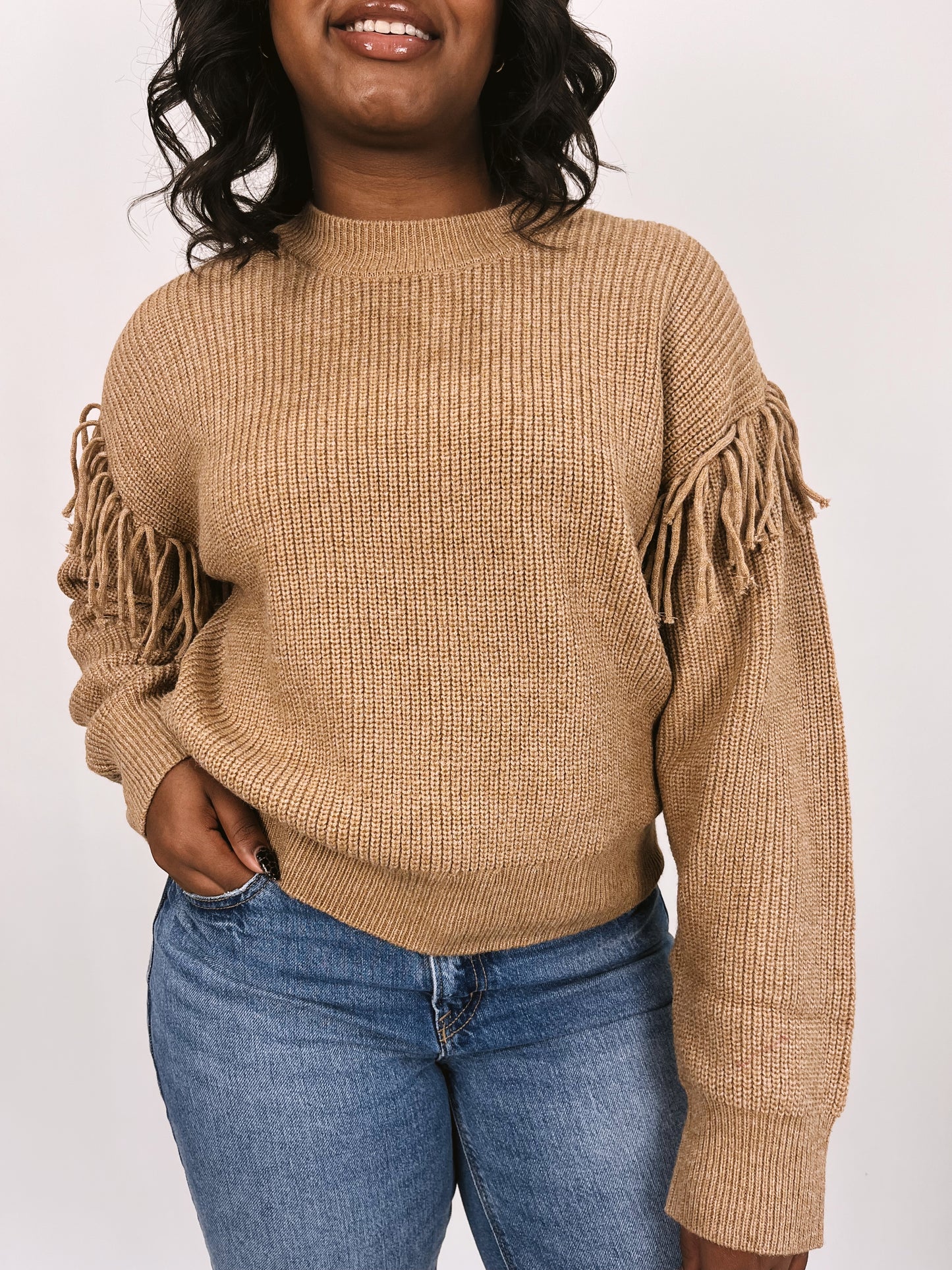 Beatrice Fringe Sweater