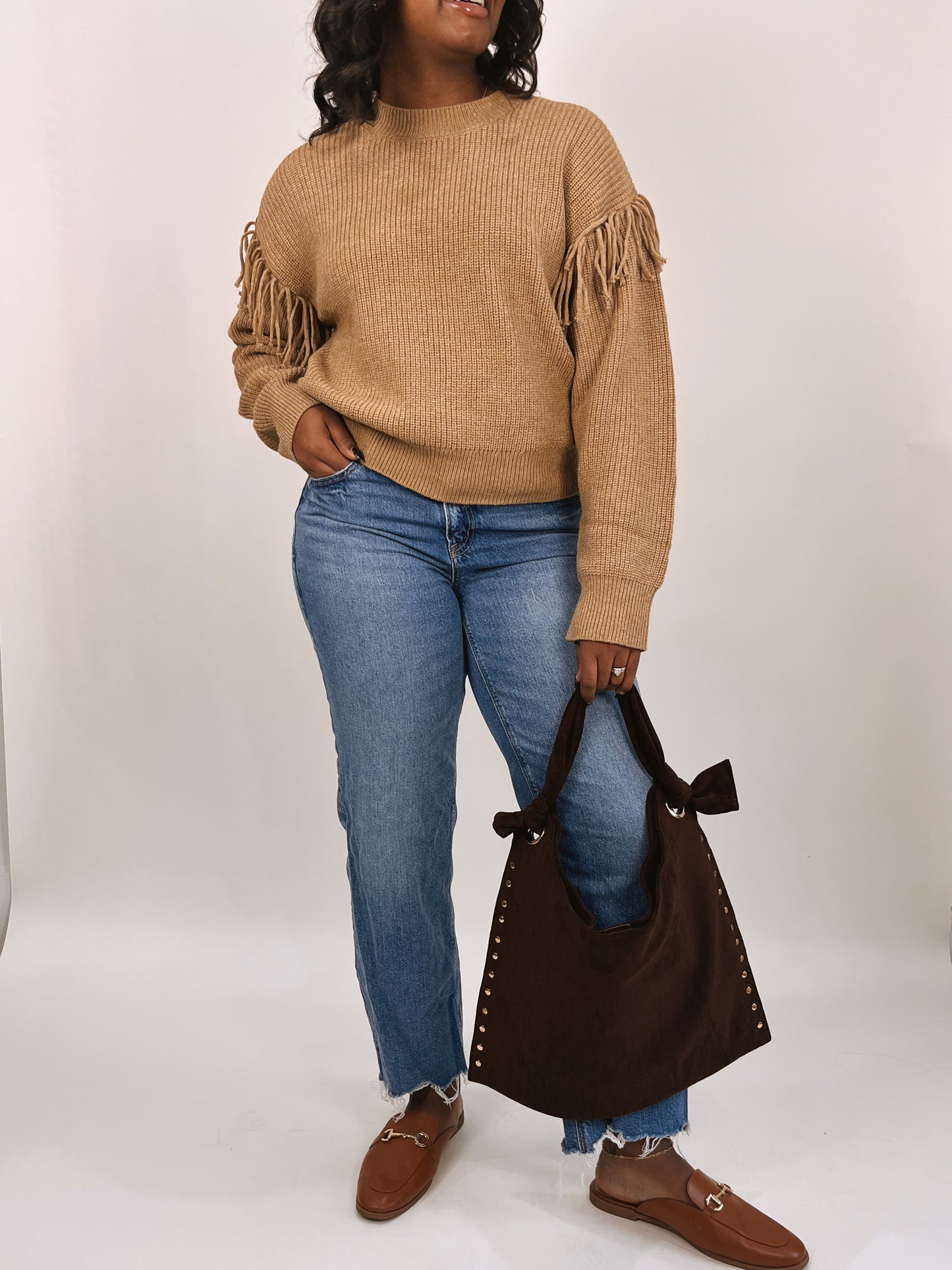 Beatrice Fringe Sweater