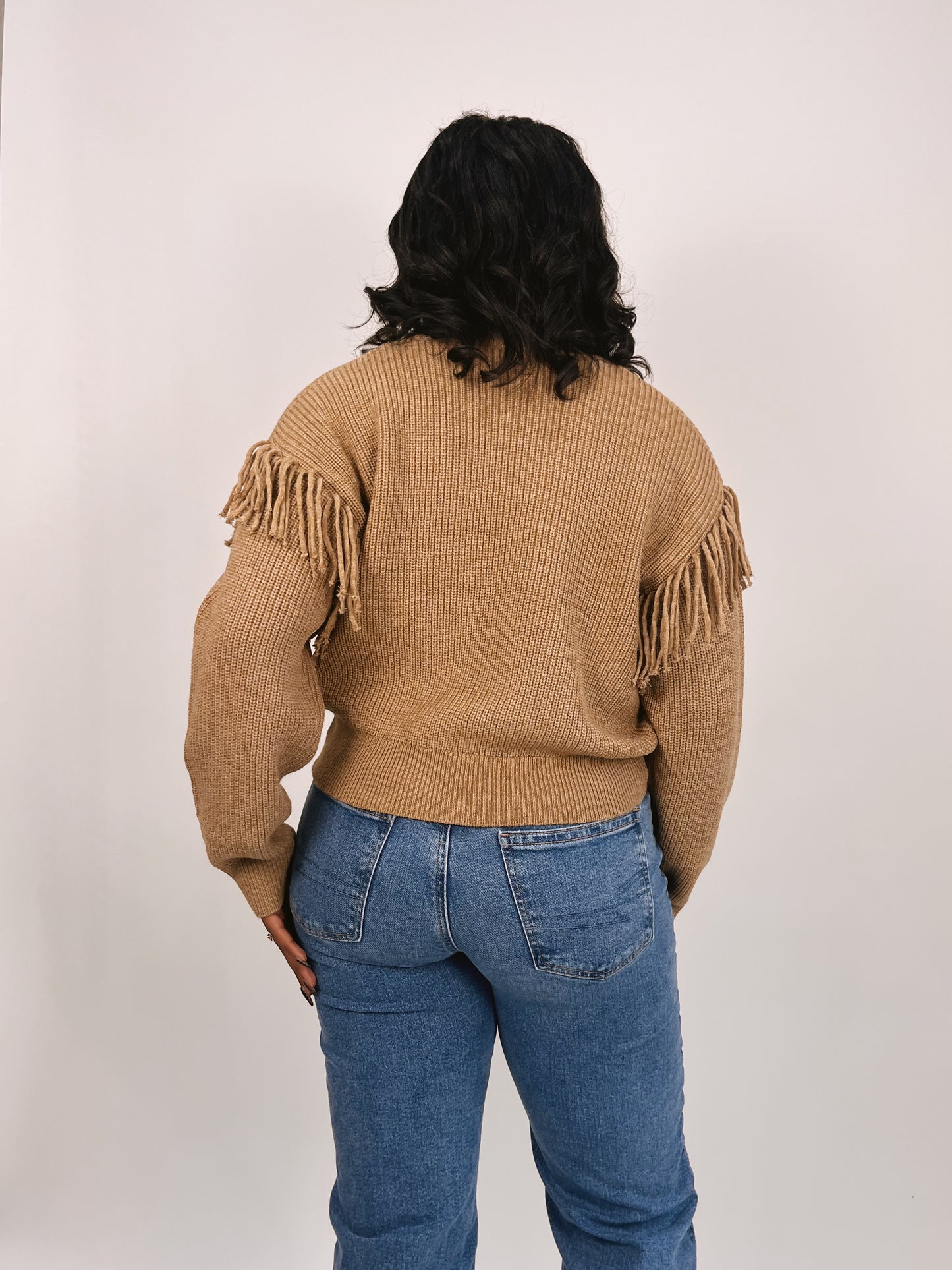 Beatrice Fringe Sweater