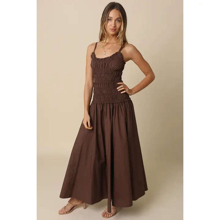 Luna Smocked Maxi Dress