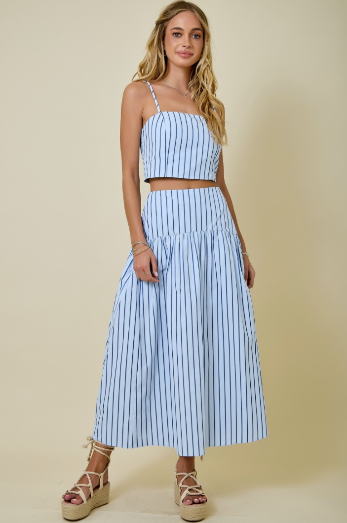 Avalon Curved Maxi Skirt