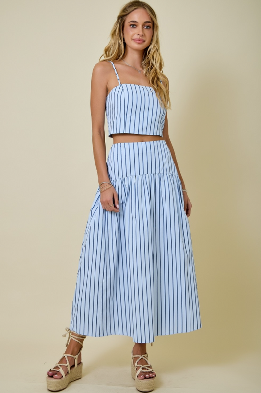 Avalon Curved Maxi Skirt