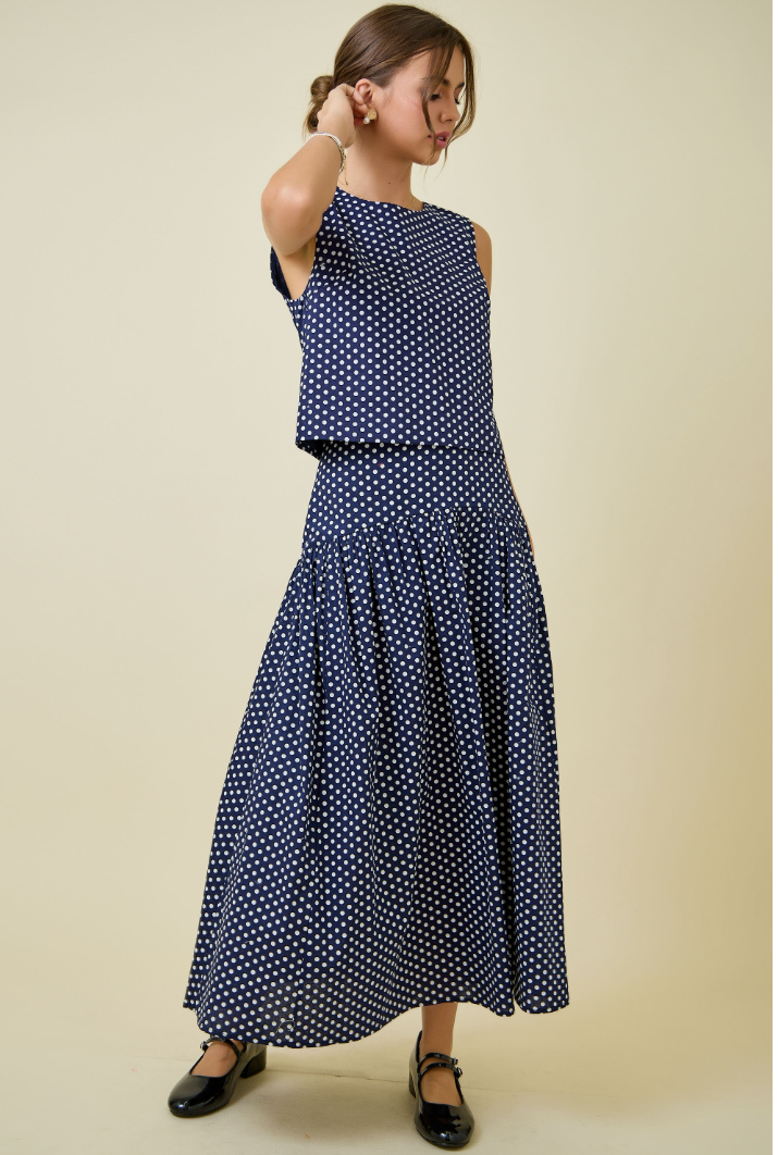 Avalon Curved Maxi Skirt