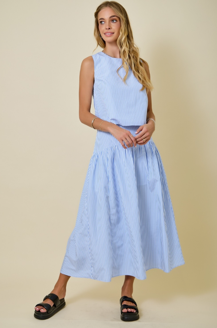 Avalon Curved Maxi Skirt