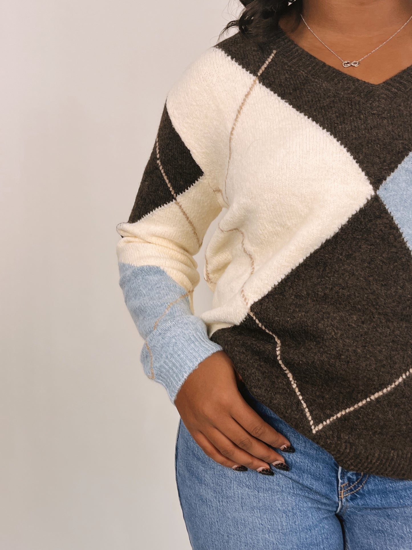 Virginia Argyle Sweater