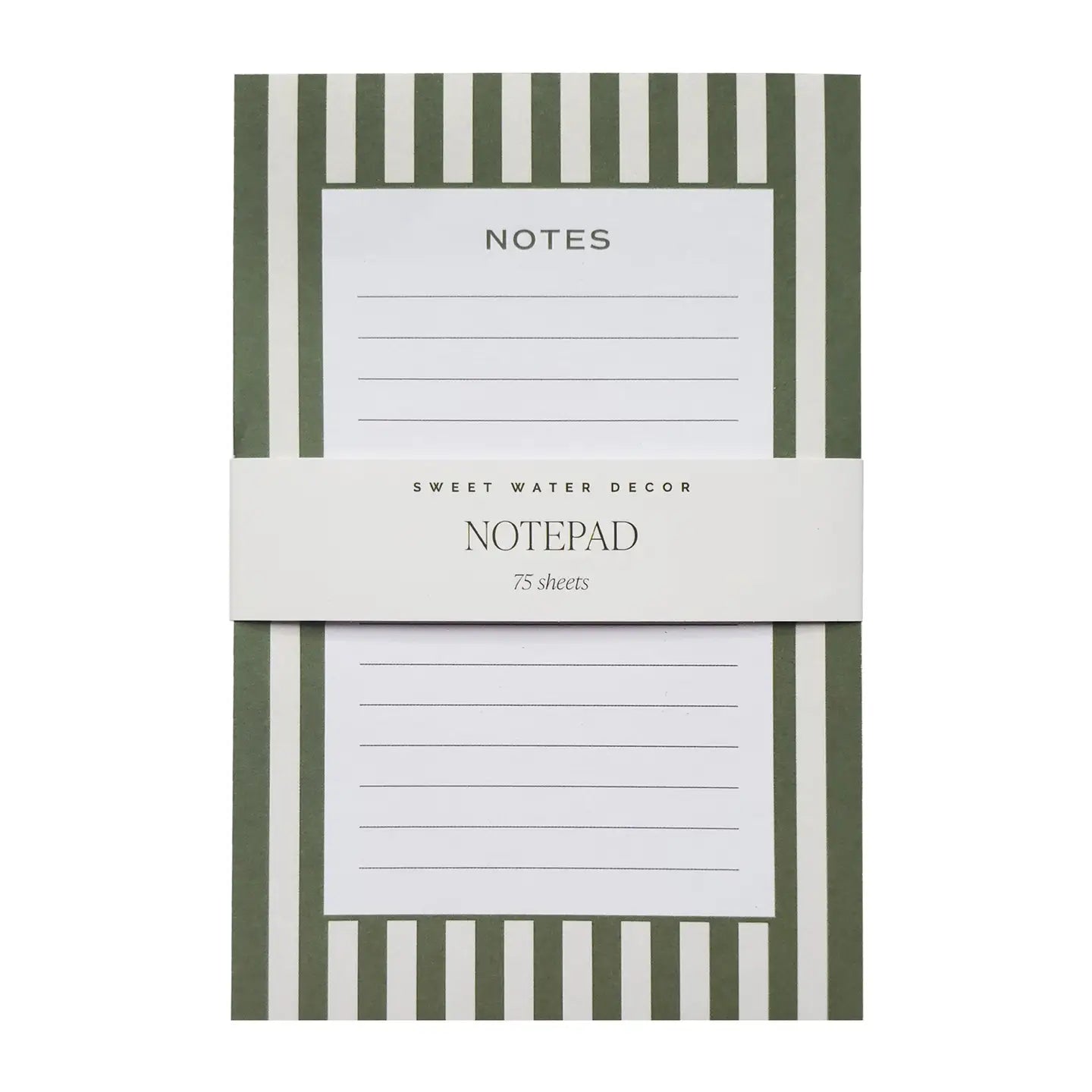 Striped Notepad